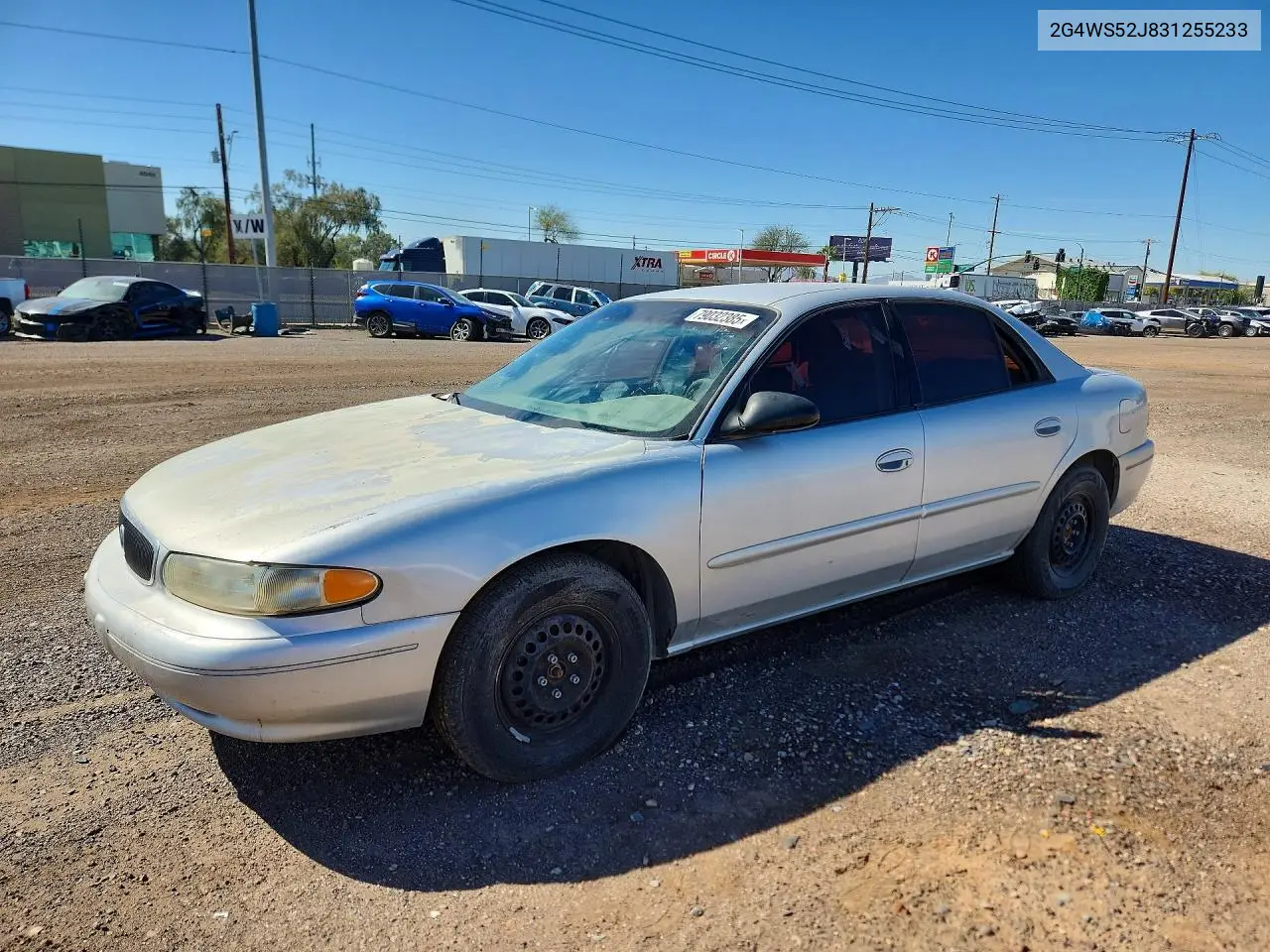 2003 Buick Century Custom VIN: 2G4WS52J831255233 Lot: 79032385