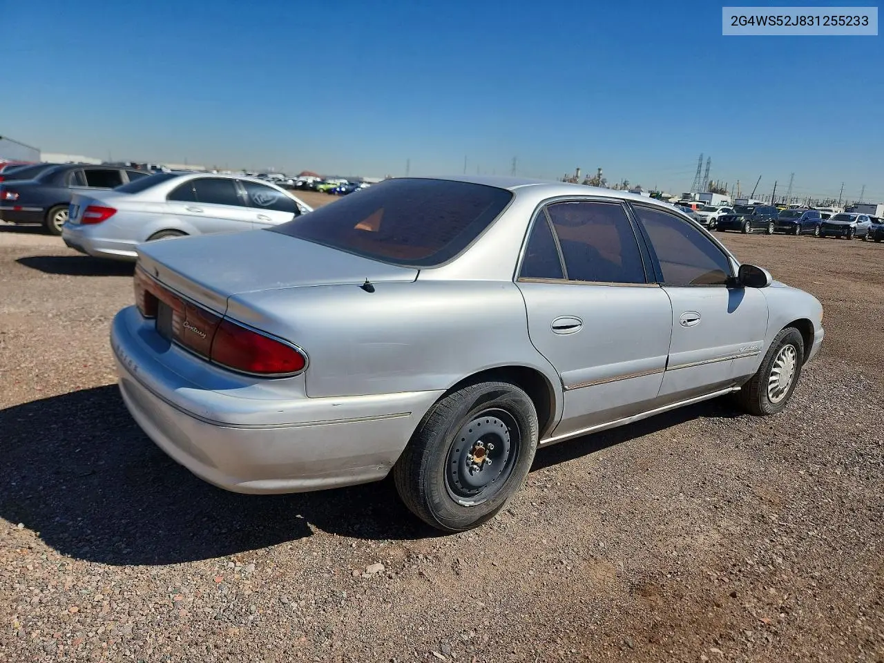 2003 Buick Century Custom VIN: 2G4WS52J831255233 Lot: 79032385