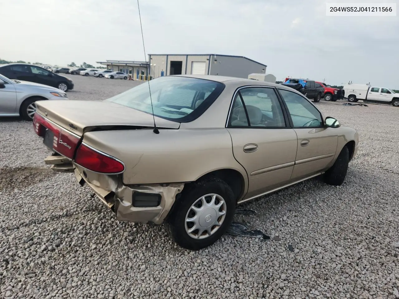 2004 Buick Century Custom VIN: 2G4WS52J041211566 Lot: 55165486