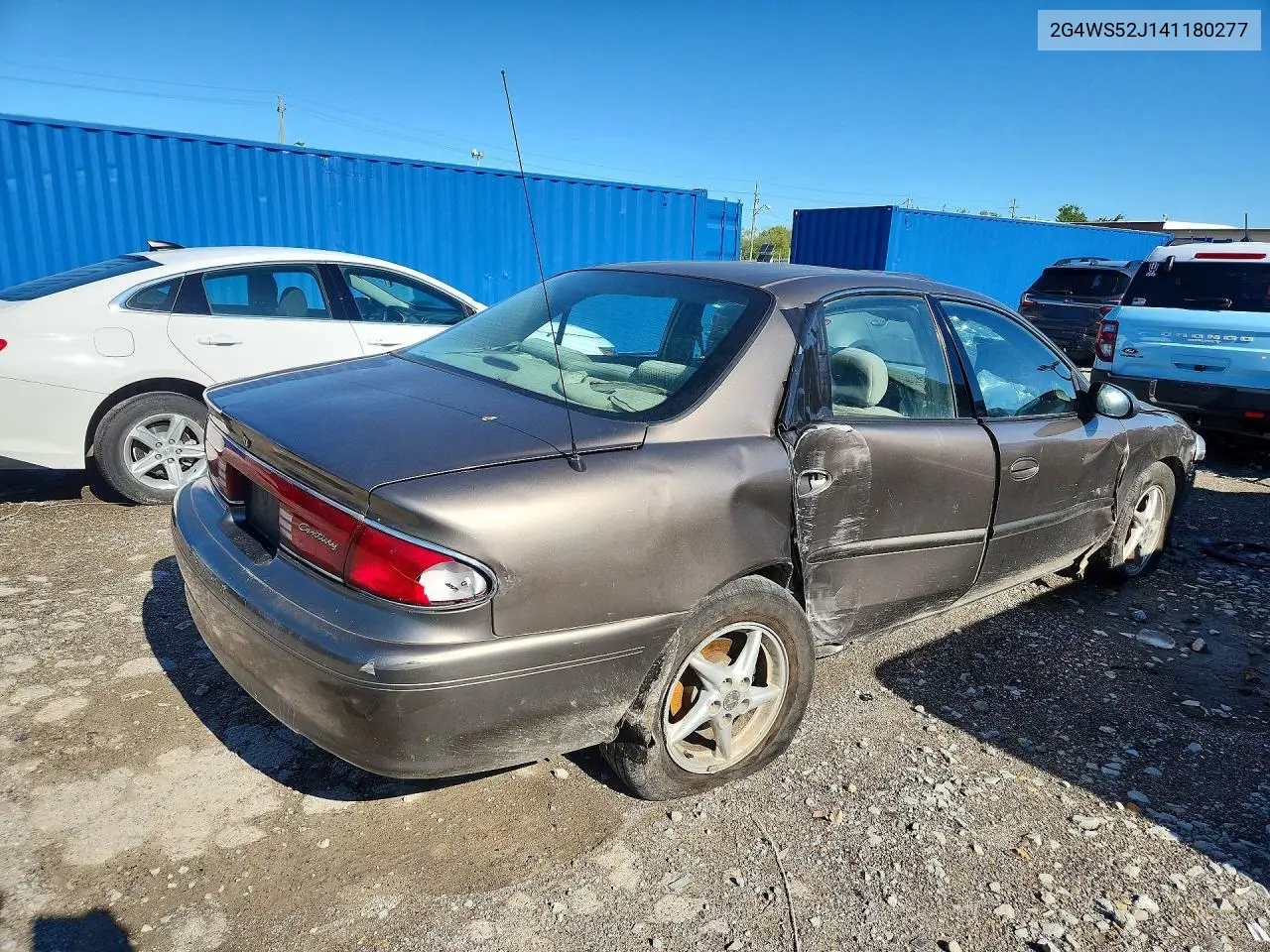 2004 Buick Century Custom VIN: 2G4WS52J141180277 Lot: 58014706