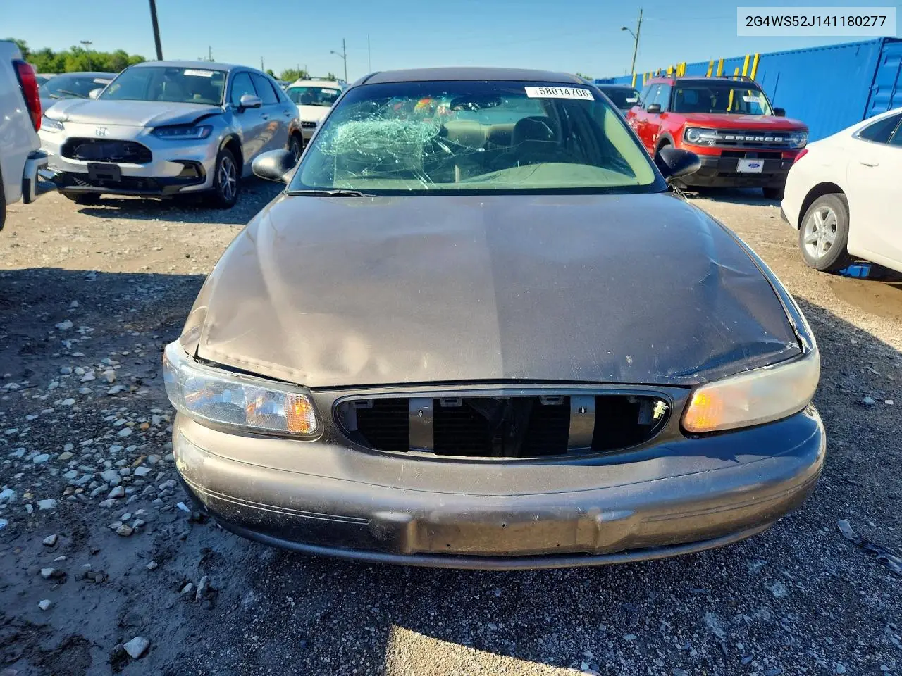 2004 Buick Century Custom VIN: 2G4WS52J141180277 Lot: 58014706
