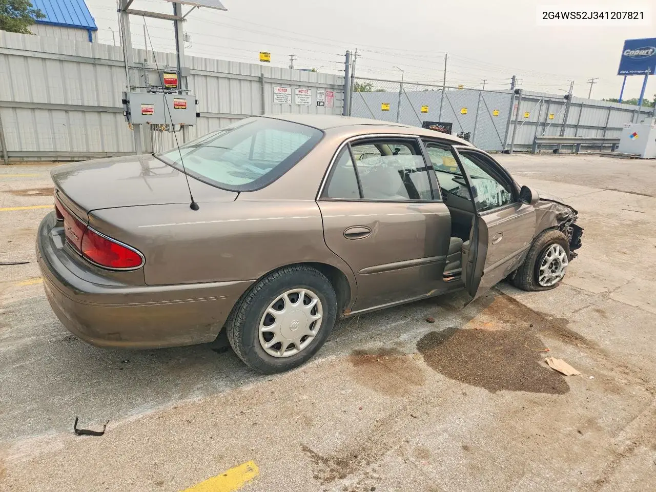 2004 Buick Century Custom VIN: 2G4WS52J341207821 Lot: 60810566