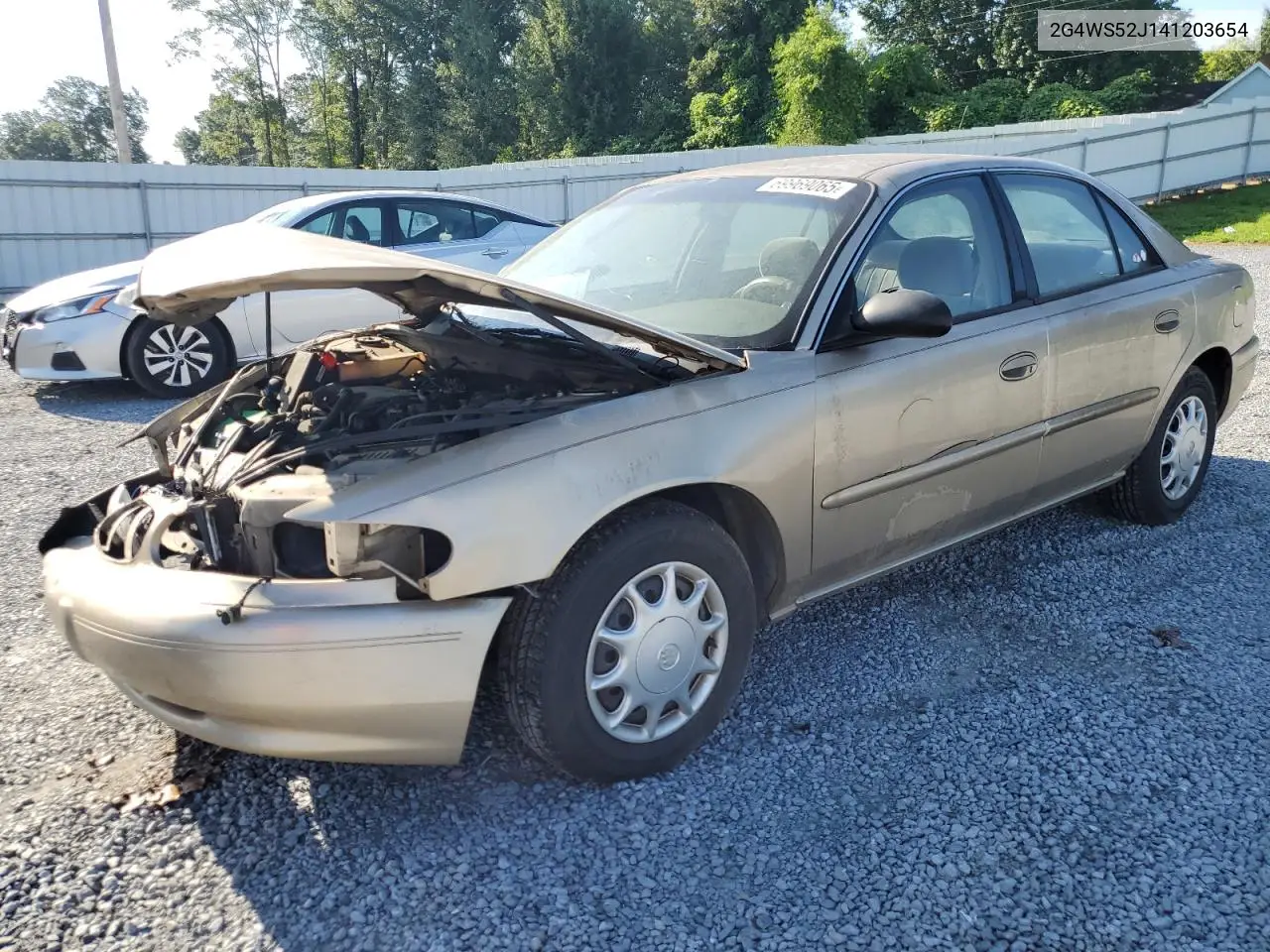 2004 Buick Century Custom VIN: 2G4WS52J141203654 Lot: 69969065