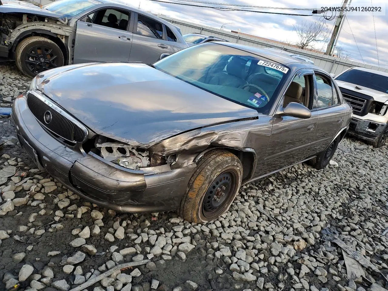 2004 Buick Century Custom VIN: 2G4WS55J941260292 Lot: 72247675