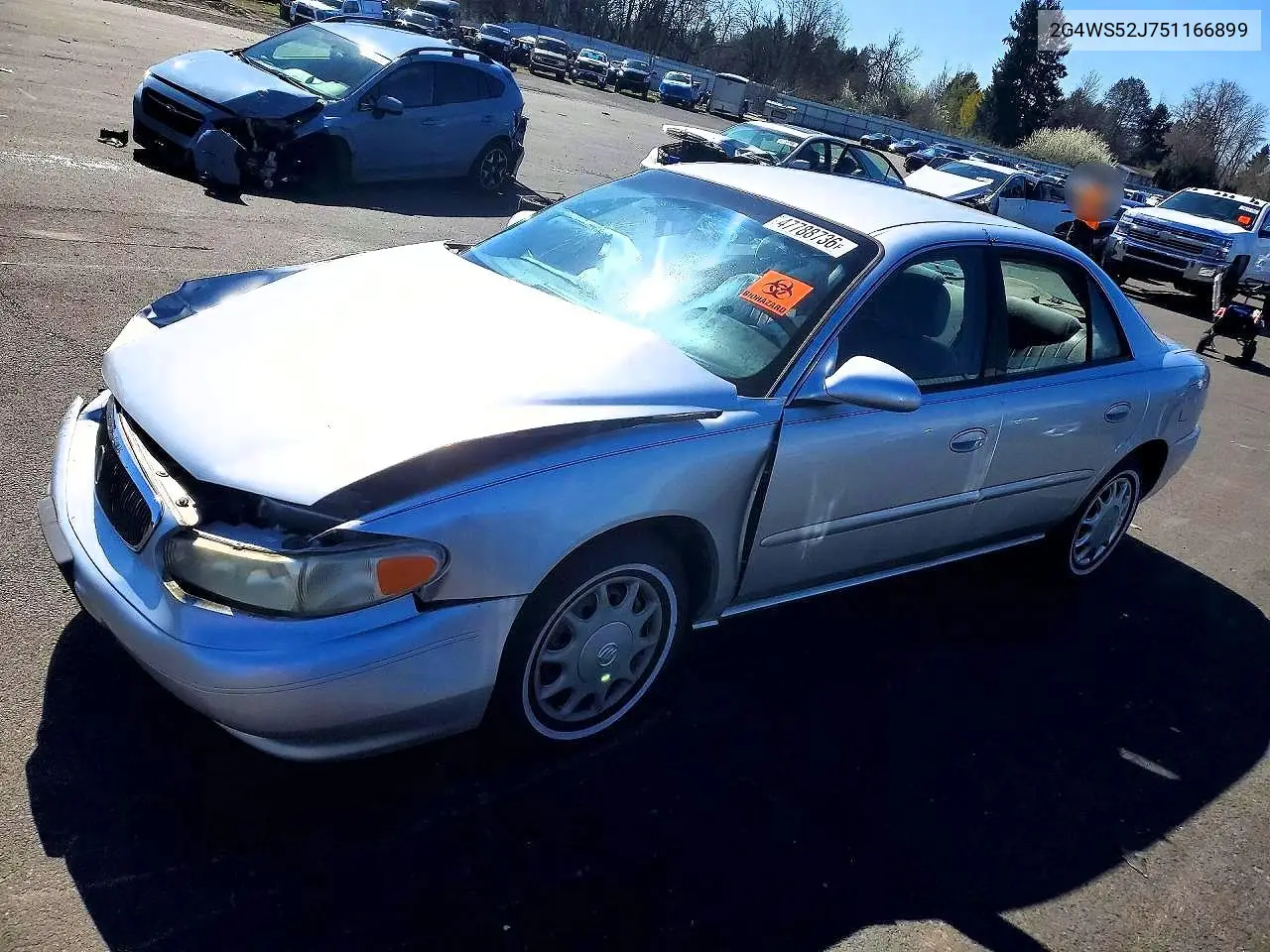 2005 Buick Century Custom VIN: 2G4WS52J751166899 Lot: 47788736