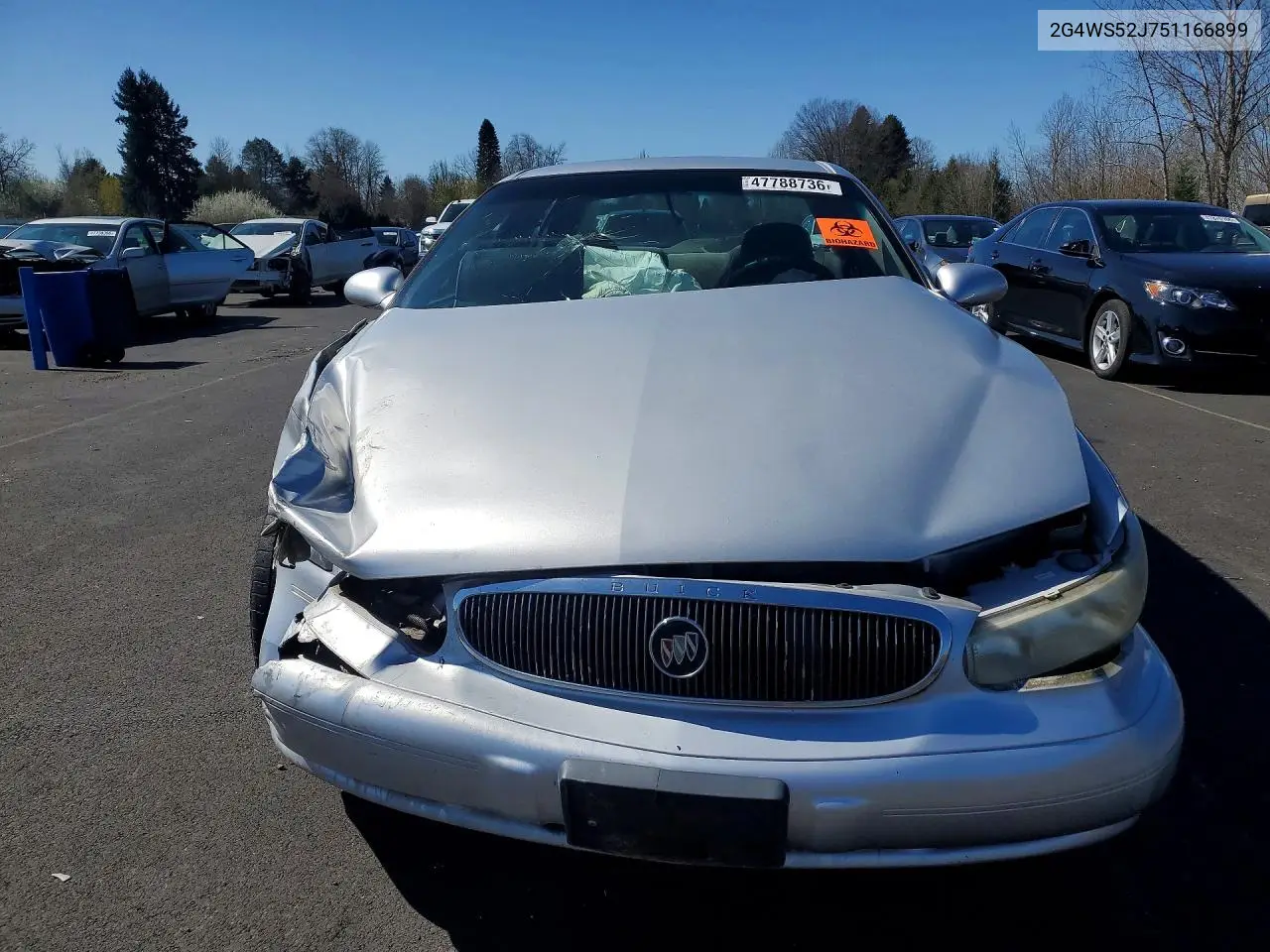 2005 Buick Century Custom VIN: 2G4WS52J751166899 Lot: 47788736