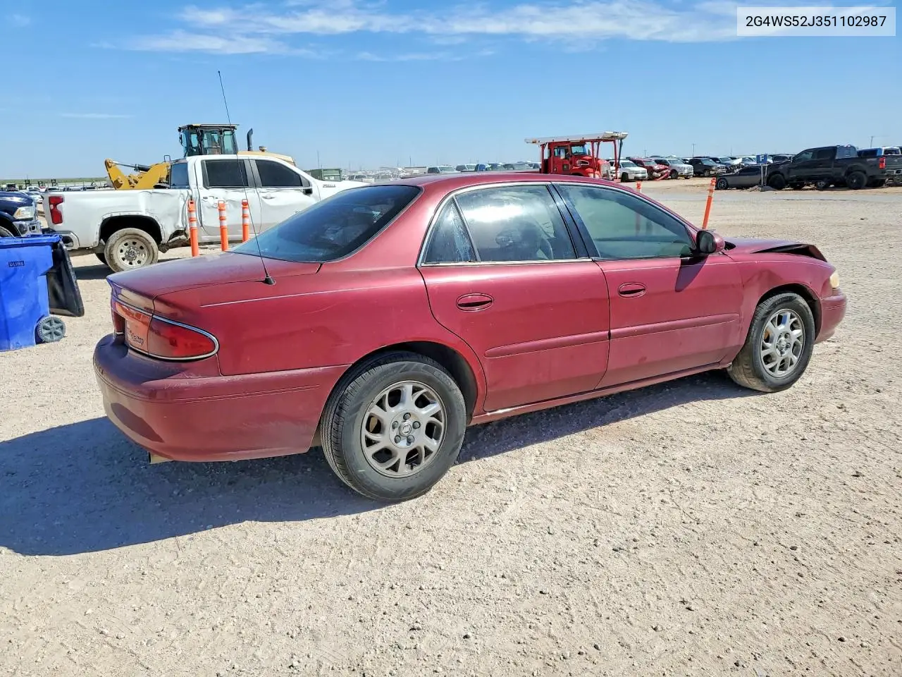 2005 Buick Century Custom VIN: 2G4WS52J351102987 Lot: 50666096