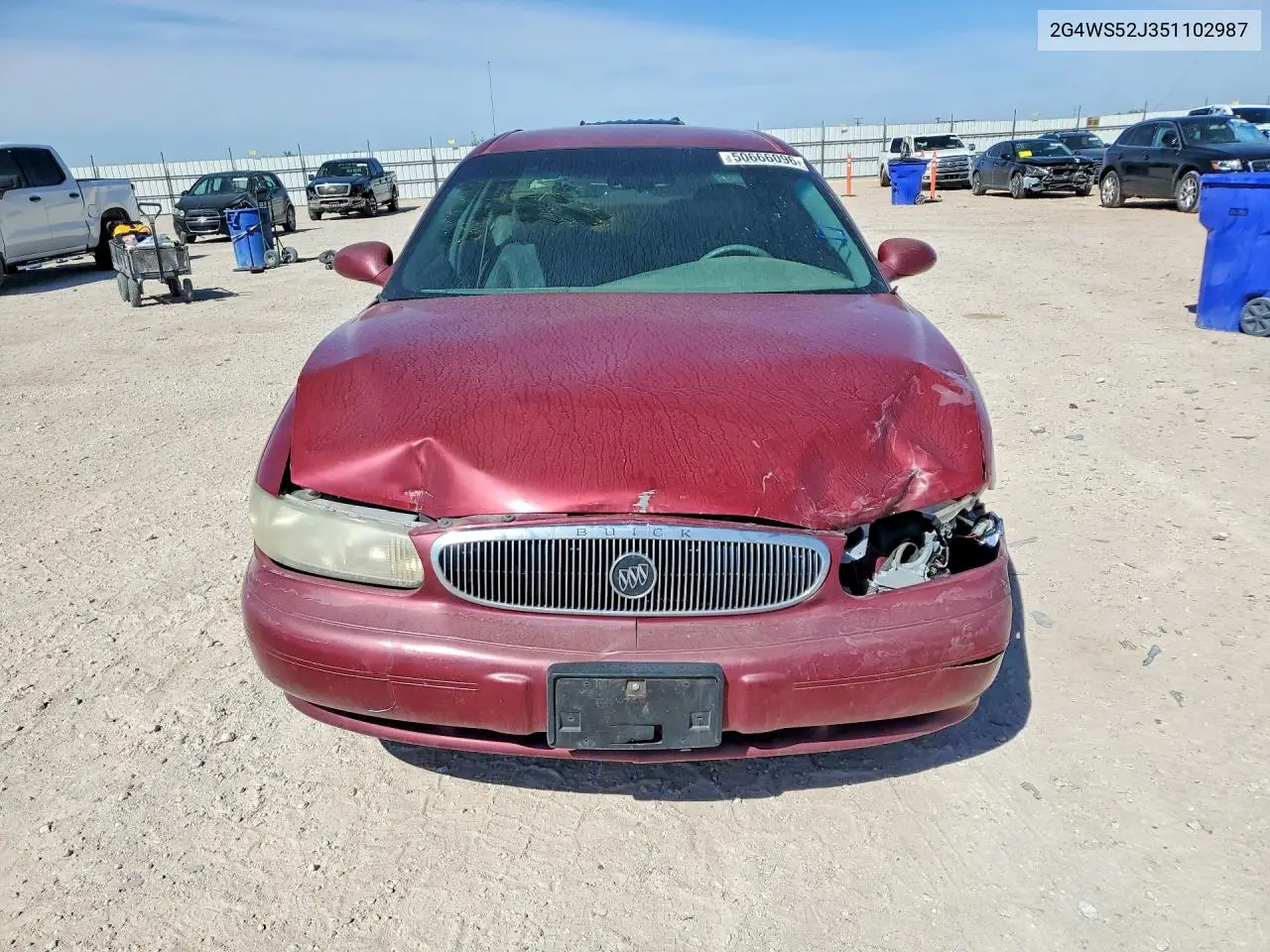 2005 Buick Century Custom VIN: 2G4WS52J351102987 Lot: 50666096