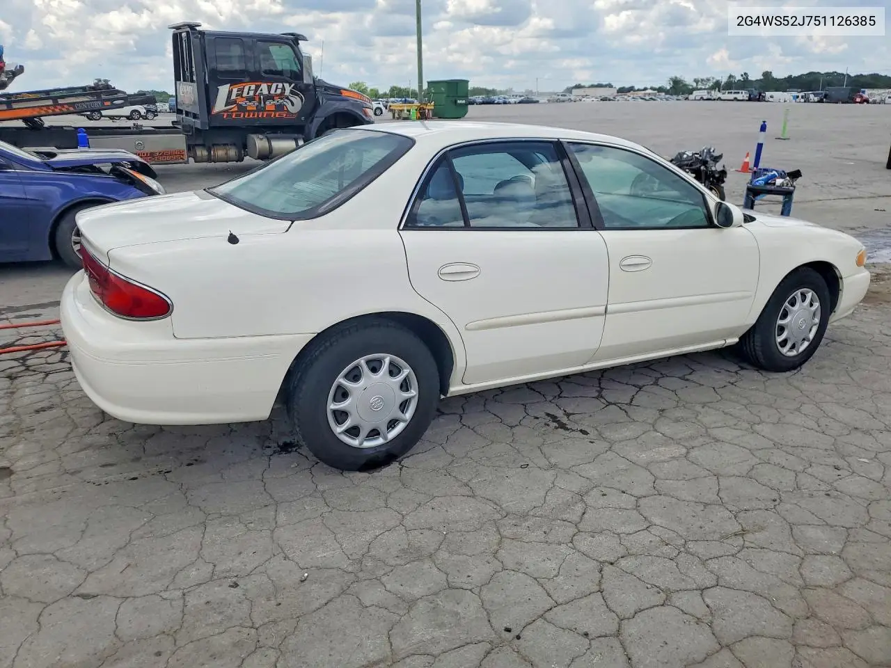 2005 Buick Century Custom VIN: 2G4WS52J751126385 Lot: 55016066