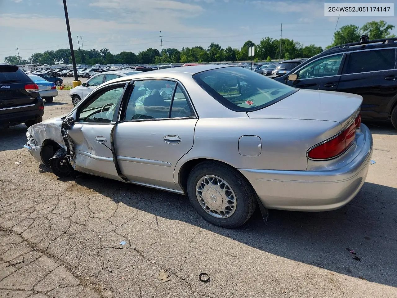 2005 Buick Century Custom VIN: 2G4WS52J051174147 Lot: 60365256