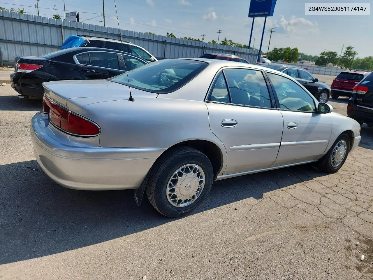 2005 Buick Century Custom VIN: 2G4WS52J051174147 Lot: 60365256