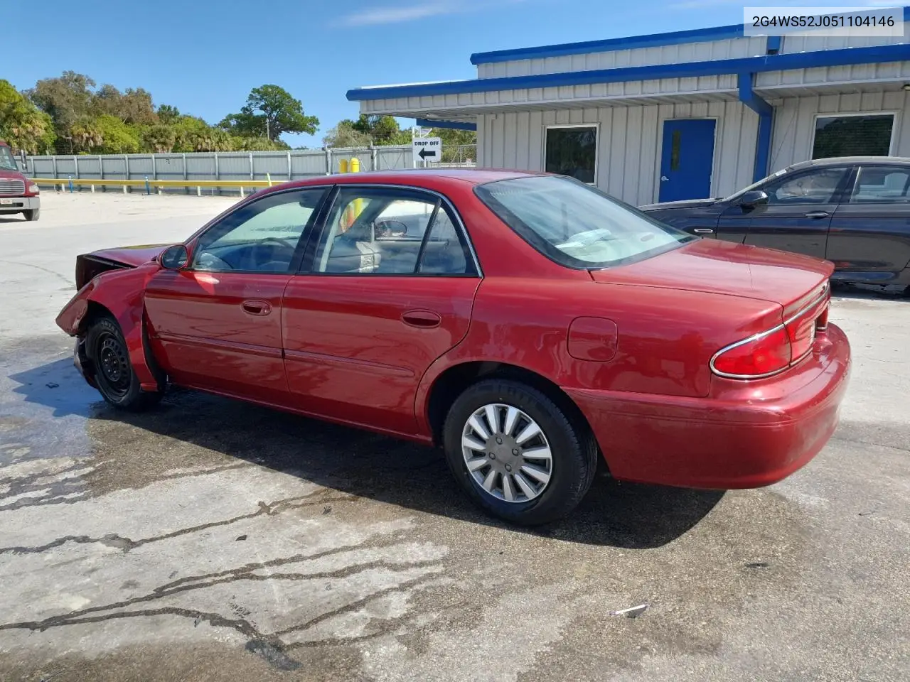 2005 Buick Century Custom VIN: 2G4WS52J051104146 Lot: 93277565