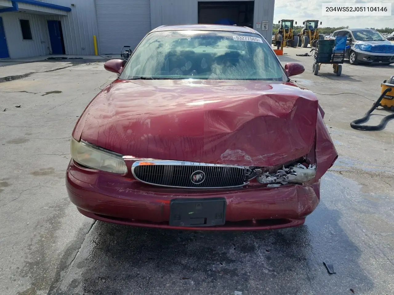 2005 Buick Century Custom VIN: 2G4WS52J051104146 Lot: 93277565