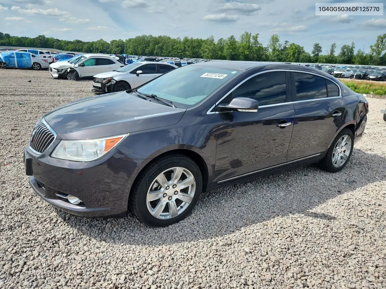 2013 Buick Century VIN: 1G4GG5G36DF125770 Lot: 52221246