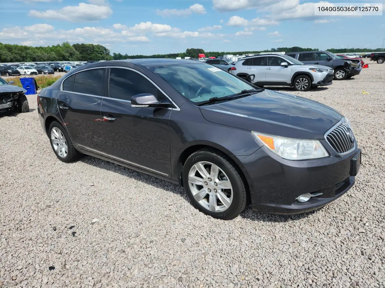 2013 Buick Century VIN: 1G4GG5G36DF125770 Lot: 52221246
