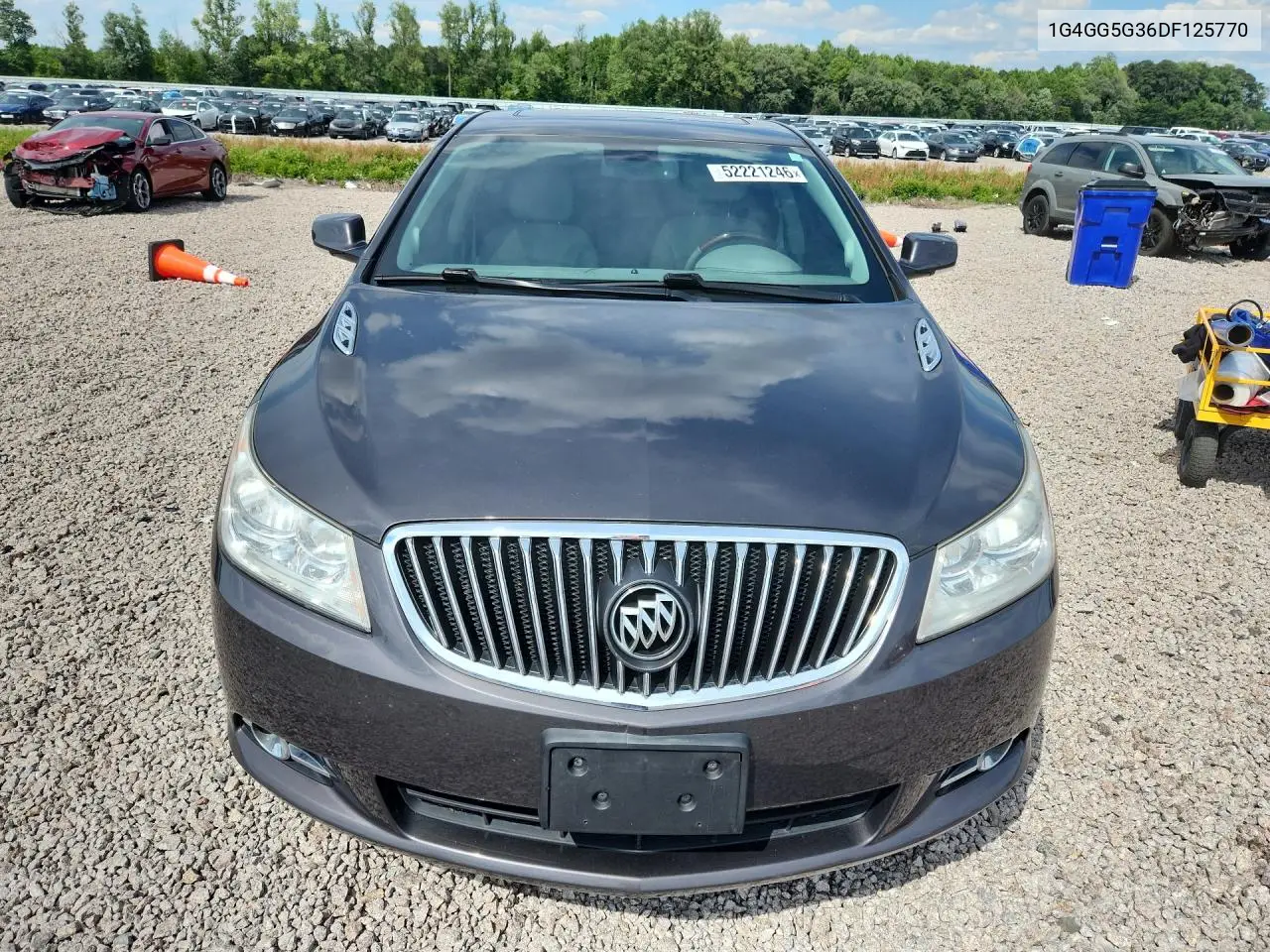 2013 Buick Century VIN: 1G4GG5G36DF125770 Lot: 52221246