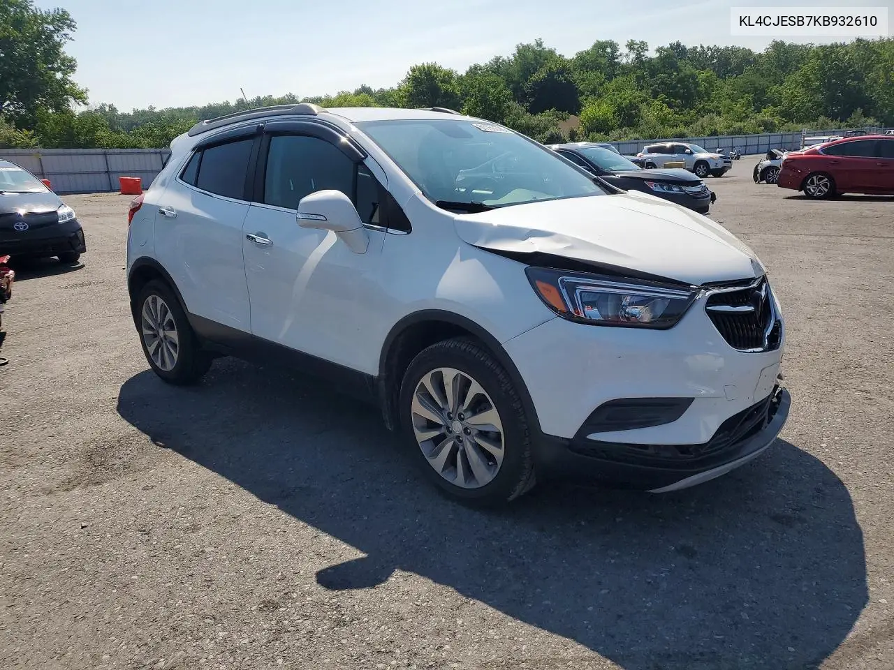 2019 Buick Century VIN: KL4CJESB7KB932610 Lot: 61156596