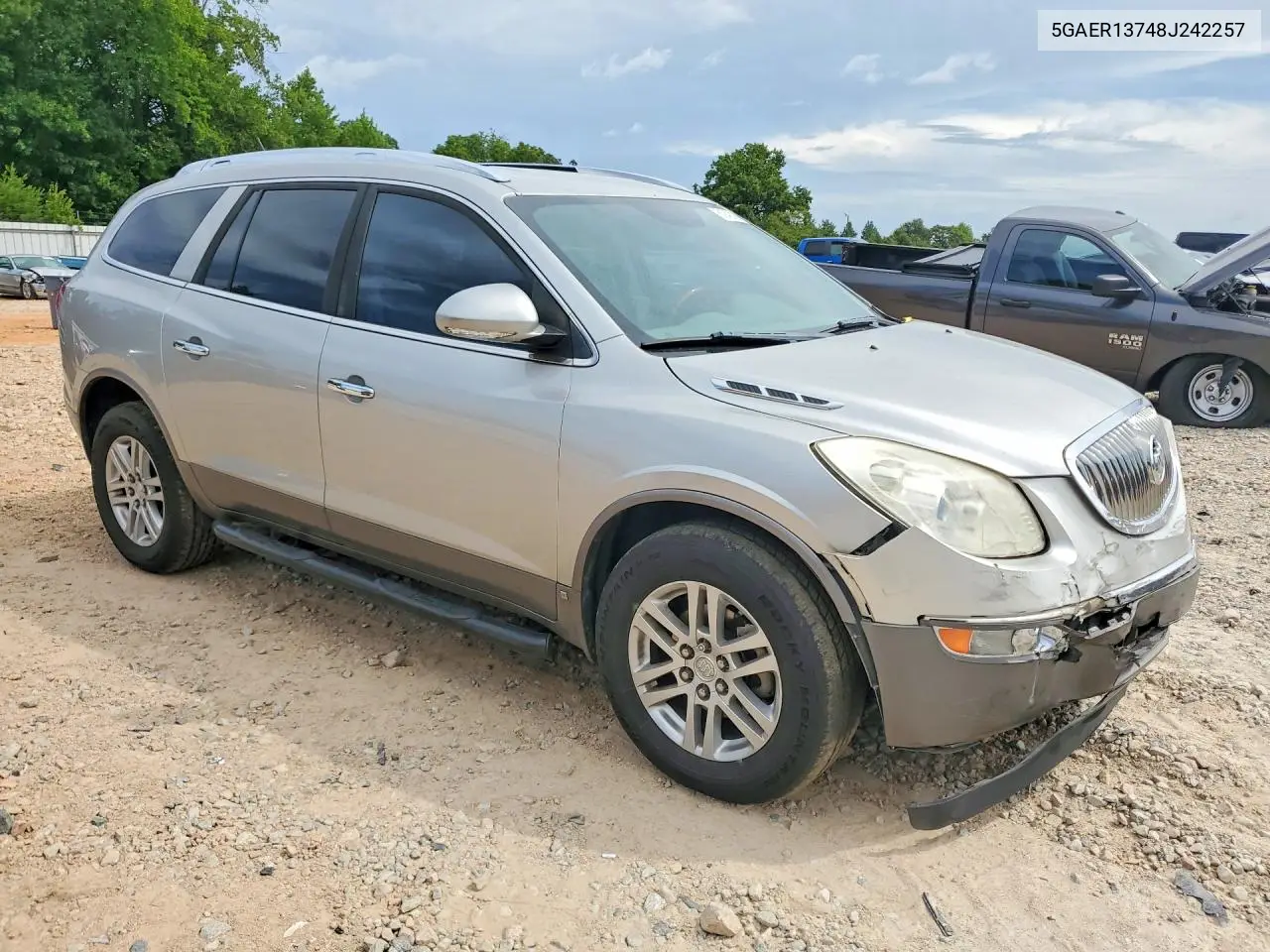2008 Buick Enclave Cx VIN: 5GAER13748J242257 Lot: 61942016