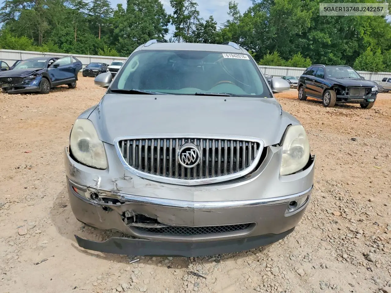 2008 Buick Enclave Cx VIN: 5GAER13748J242257 Lot: 61942016