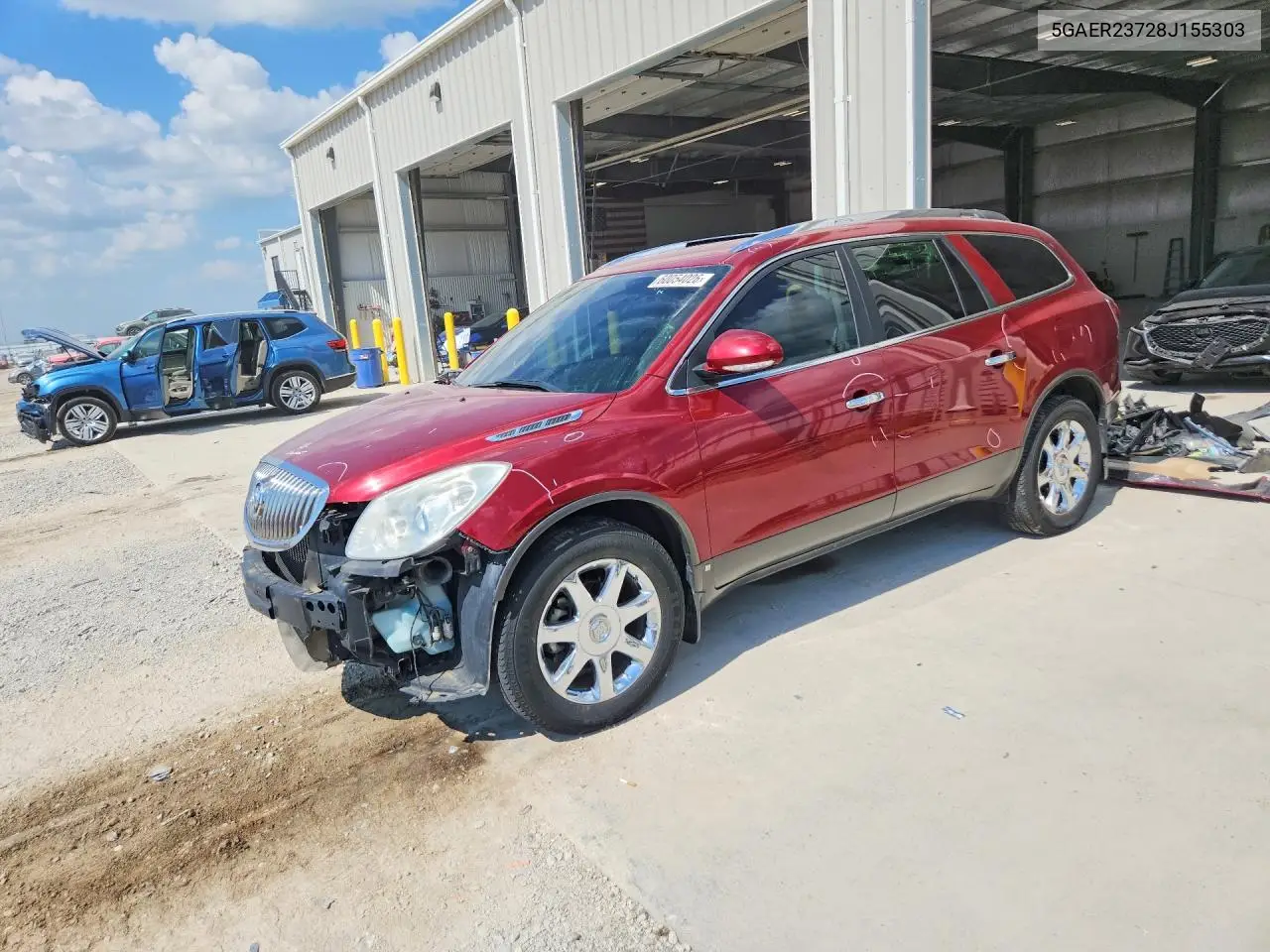 2008 Buick Enclave Cxl VIN: 5GAER23728J155303 Lot: 62187056