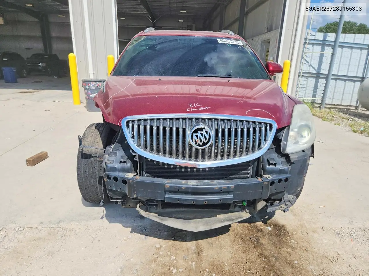 2008 Buick Enclave Cxl VIN: 5GAER23728J155303 Lot: 62187056