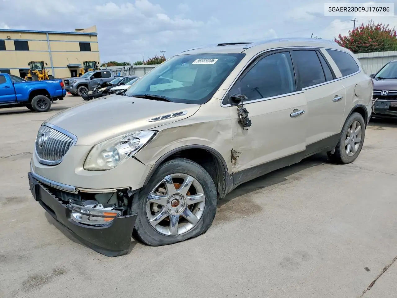 2009 Buick Enclave Cxl VIN: 5GAER23D09J176786 Lot: 58389346