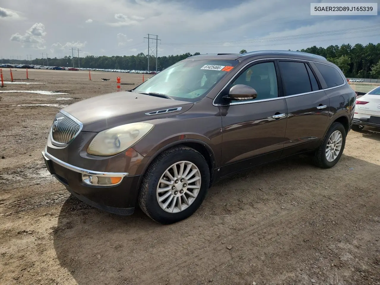 2009 Buick Enclave Cxl VIN: 5GAER23D89J165339 Lot: 61425466