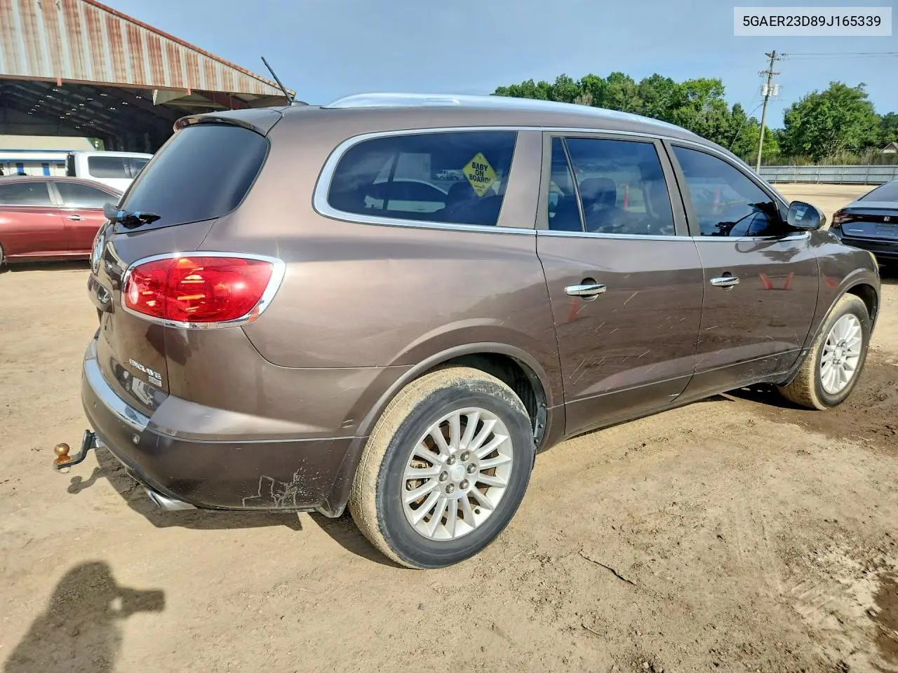 2009 Buick Enclave Cxl VIN: 5GAER23D89J165339 Lot: 61425466