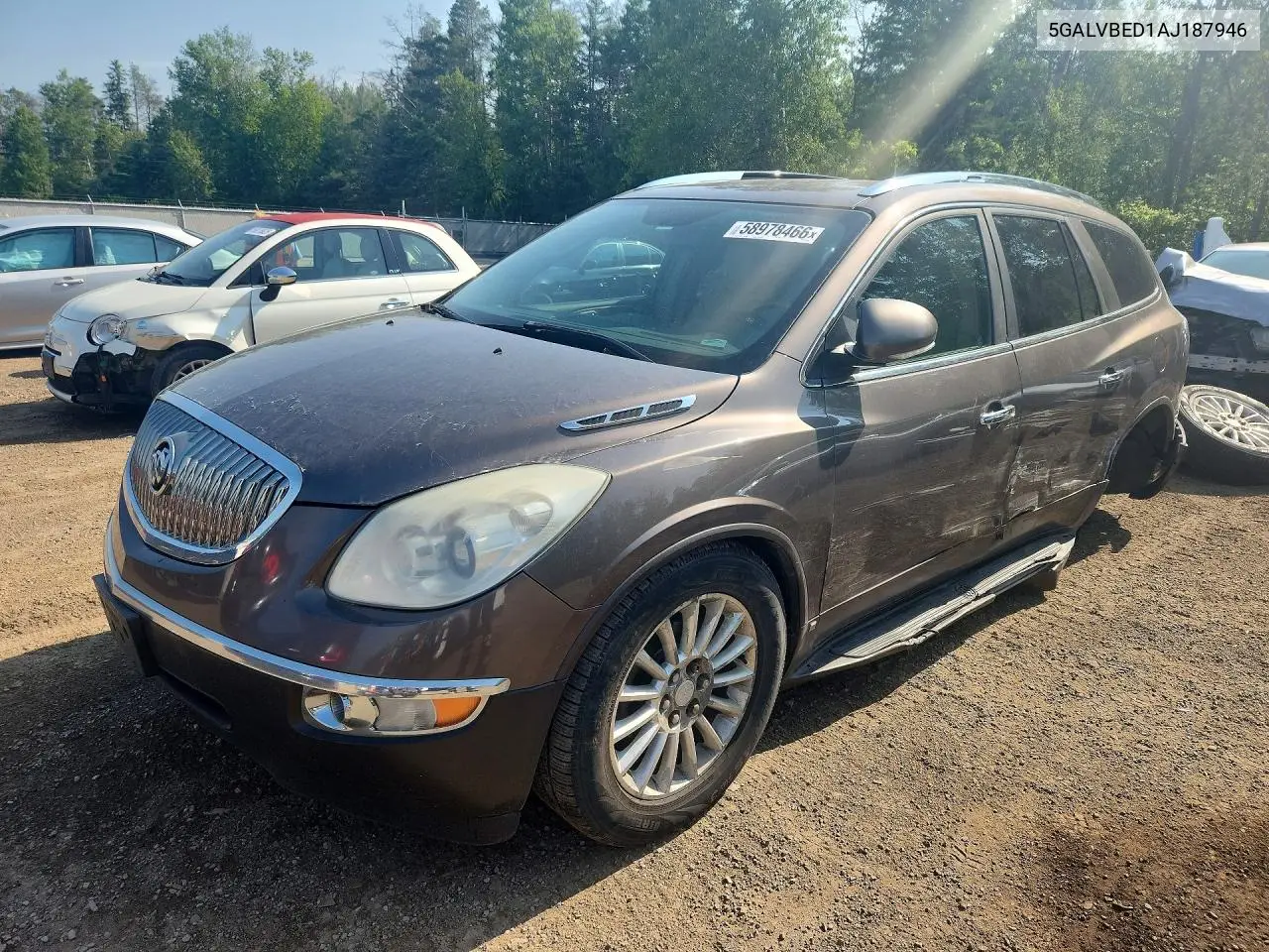 2010 Buick Enclave Cxl VIN: 5GALVBED1AJ187946 Lot: 58978466