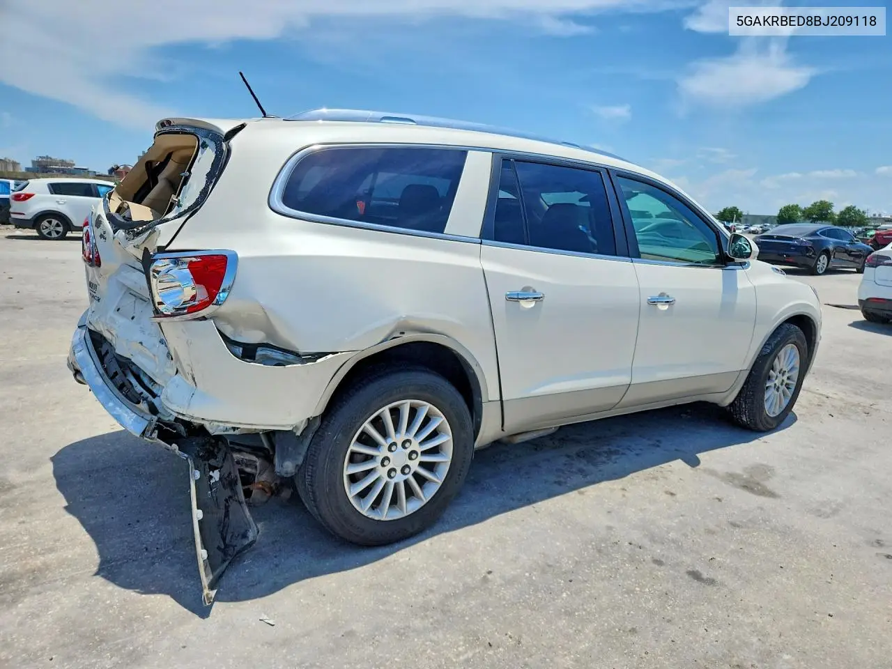 2011 Buick Enclave Cxl VIN: 5GAKRBED8BJ209118 Lot: 60046756