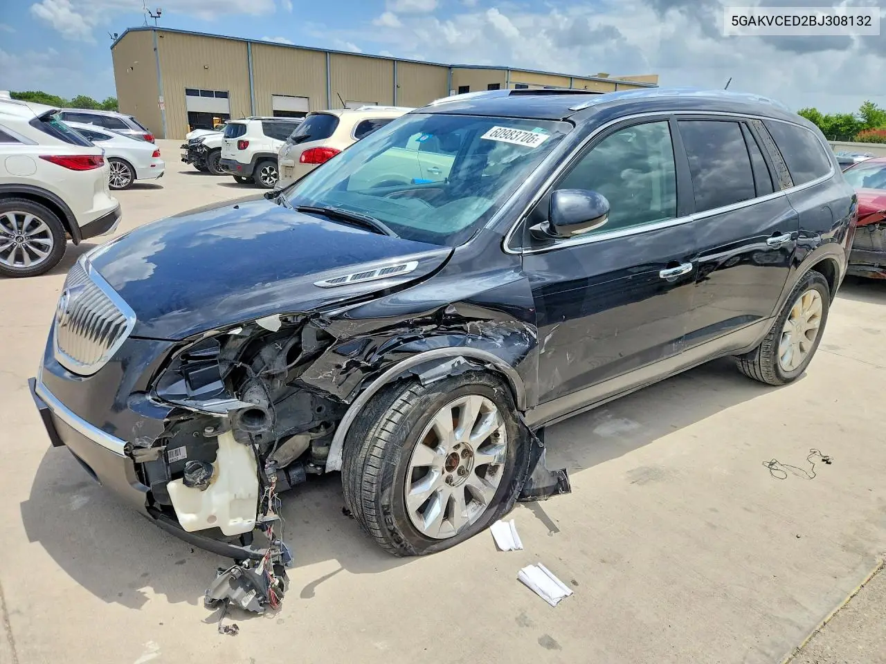 2011 Buick Enclave Cxl VIN: 5GAKVCED2BJ308132 Lot: 60983706