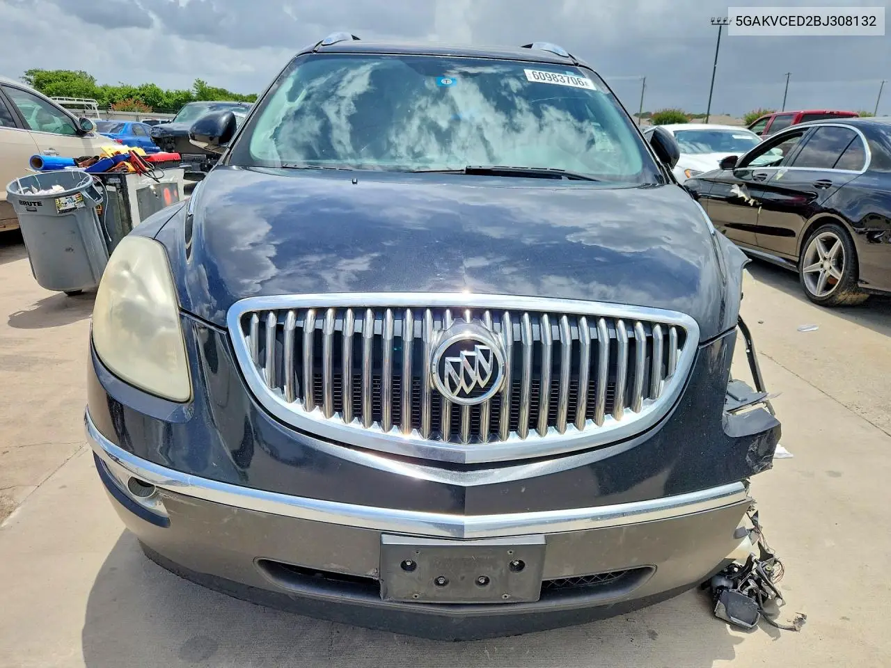 2011 Buick Enclave Cxl VIN: 5GAKVCED2BJ308132 Lot: 60983706