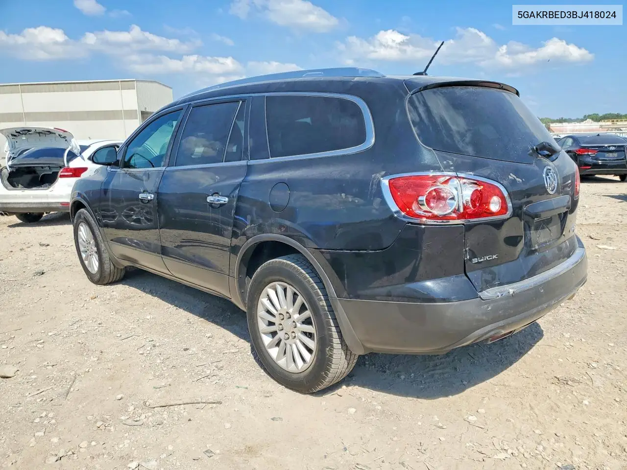 2011 Buick Enclave Cxl VIN: 5GAKRBED3BJ418024 Lot: 61003906
