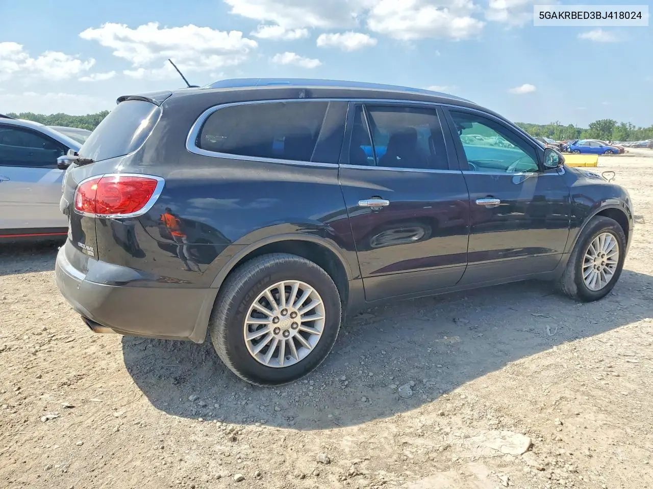 2011 Buick Enclave Cxl VIN: 5GAKRBED3BJ418024 Lot: 61003906