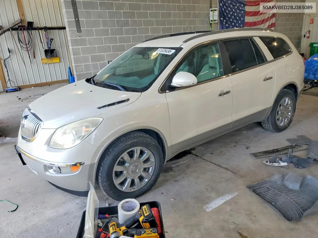 2011 Buick Enclave Cxl VIN: 5GAKVBED2BJ385089 Lot: 61026496