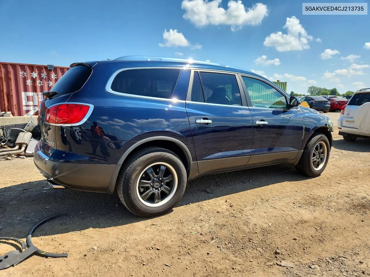 2012 Buick Enclave VIN: 5GAKVCED4CJ213735 Lot: 60380766