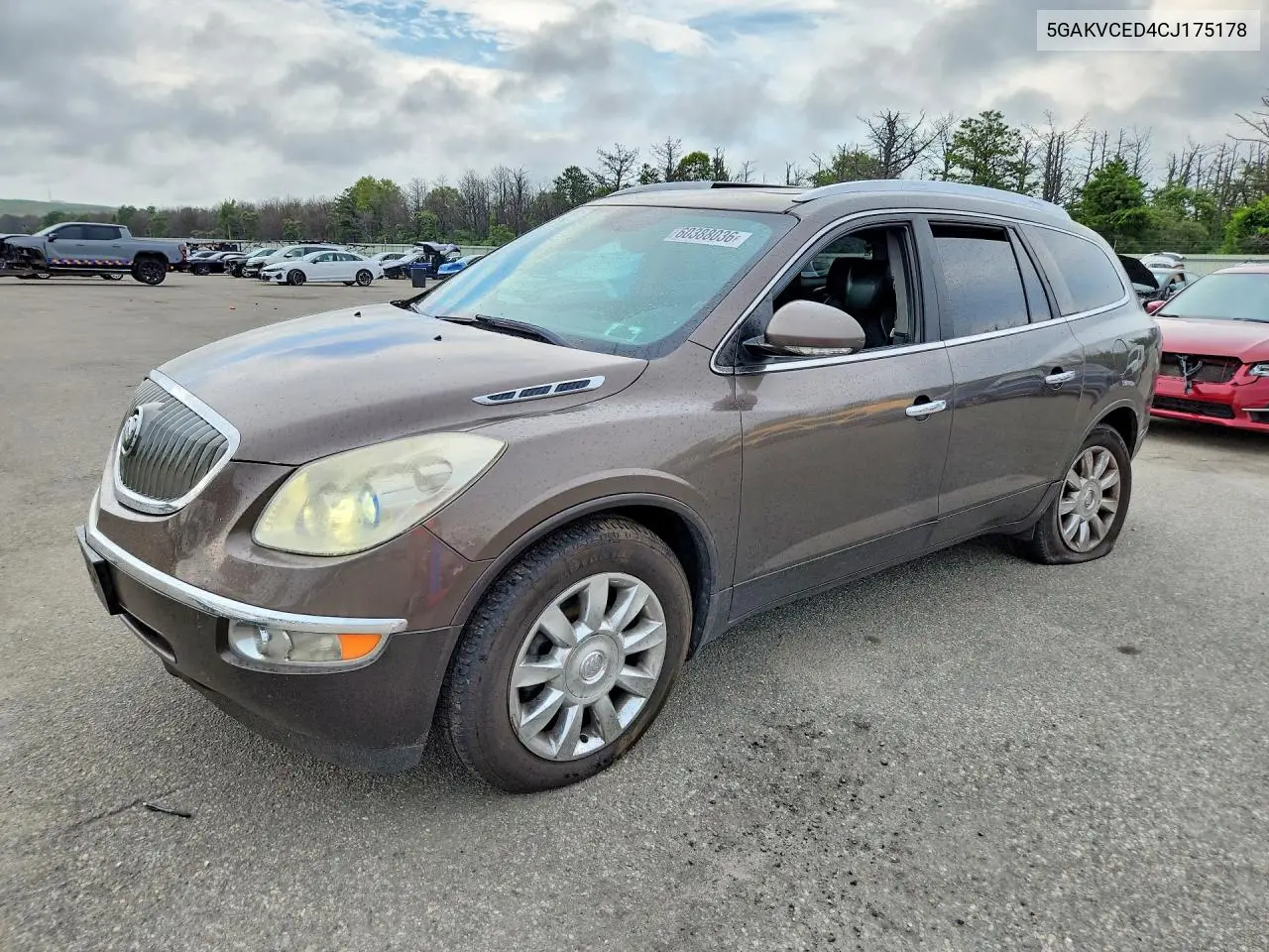 2012 Buick Enclave VIN: 5GAKVCED4CJ175178 Lot: 60388036