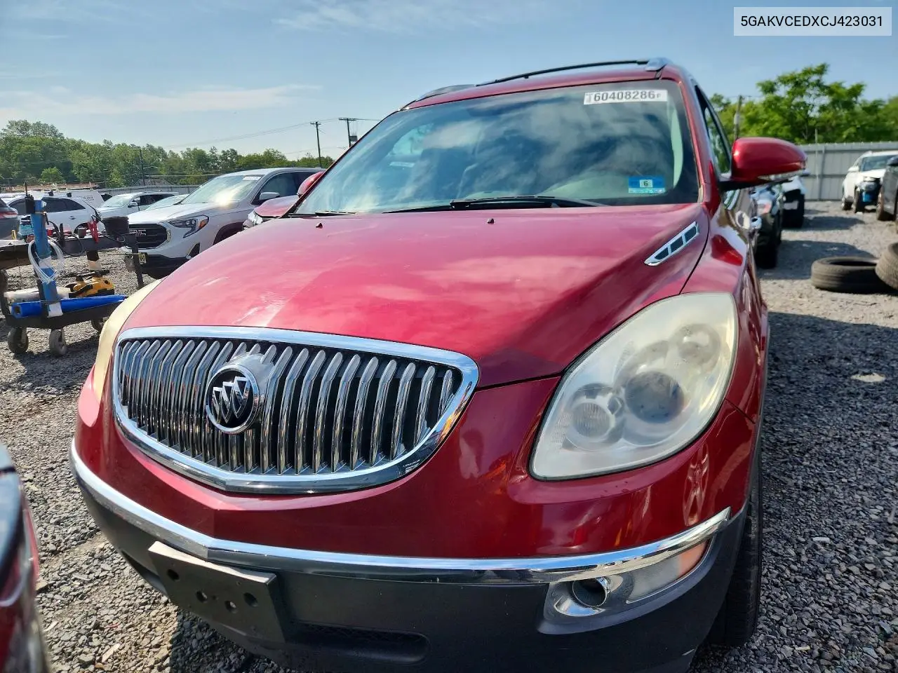2012 Buick Enclave VIN: 5GAKVCEDXCJ423031 Lot: 60408286