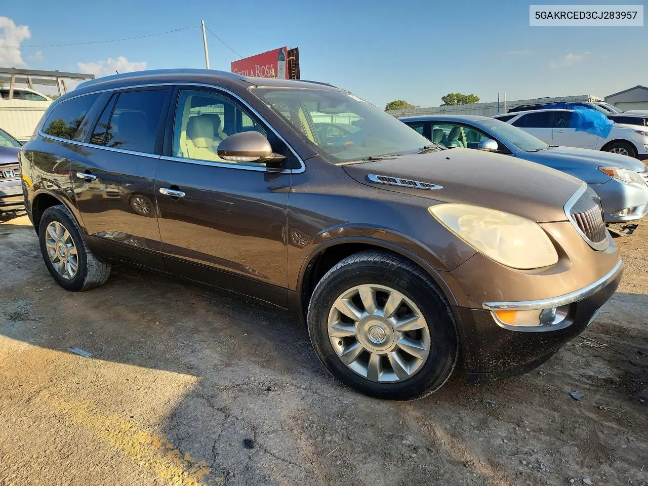 2012 Buick Enclave VIN: 5GAKRCED3CJ283957 Lot: 61015356