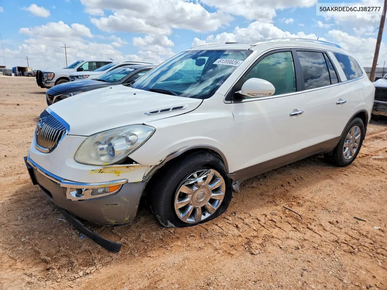 2012 Buick Enclave VIN: 5GAKRDED6CJ382777 Lot: 61399826