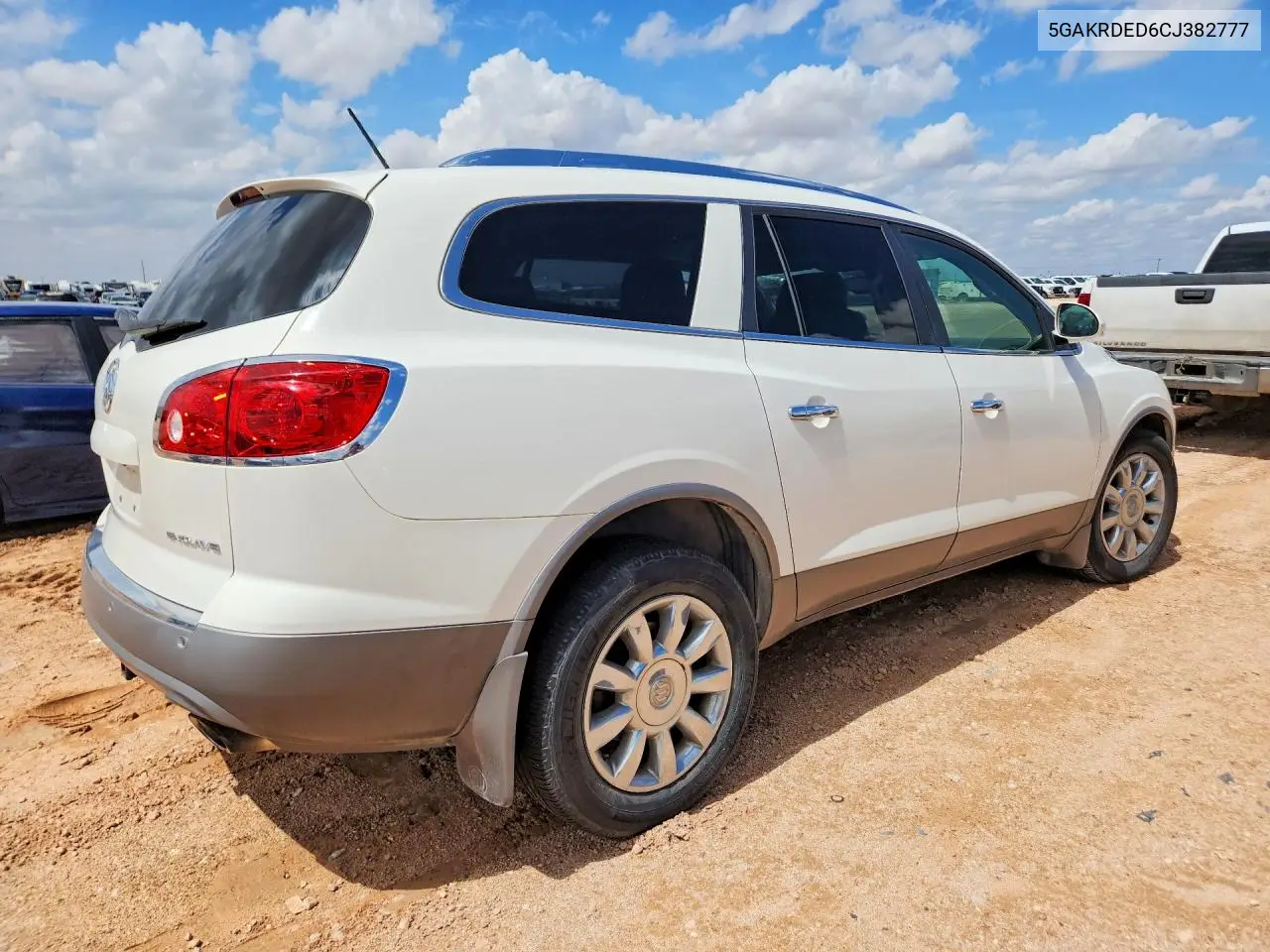 2012 Buick Enclave VIN: 5GAKRDED6CJ382777 Lot: 61399826