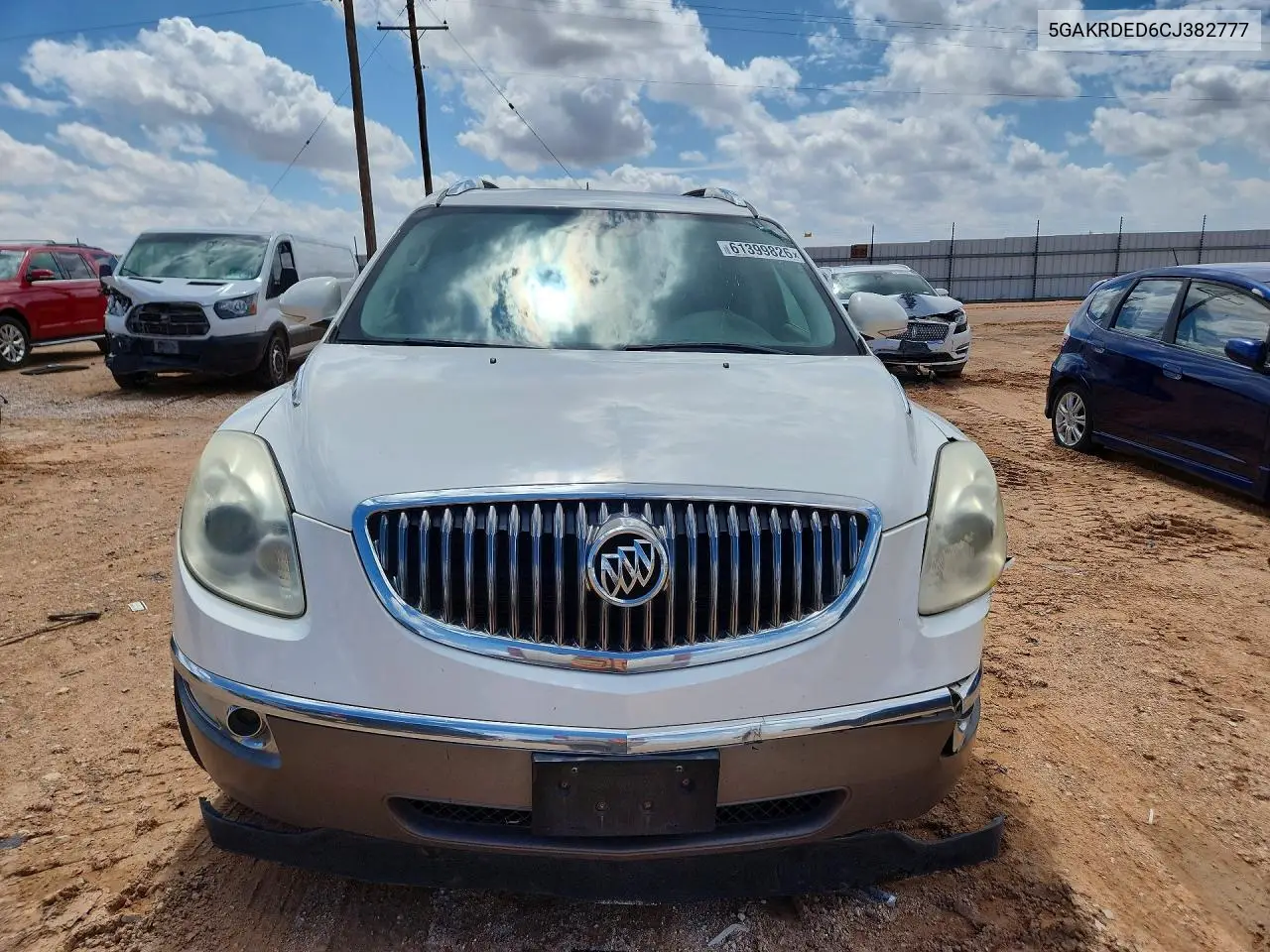 2012 Buick Enclave VIN: 5GAKRDED6CJ382777 Lot: 61399826