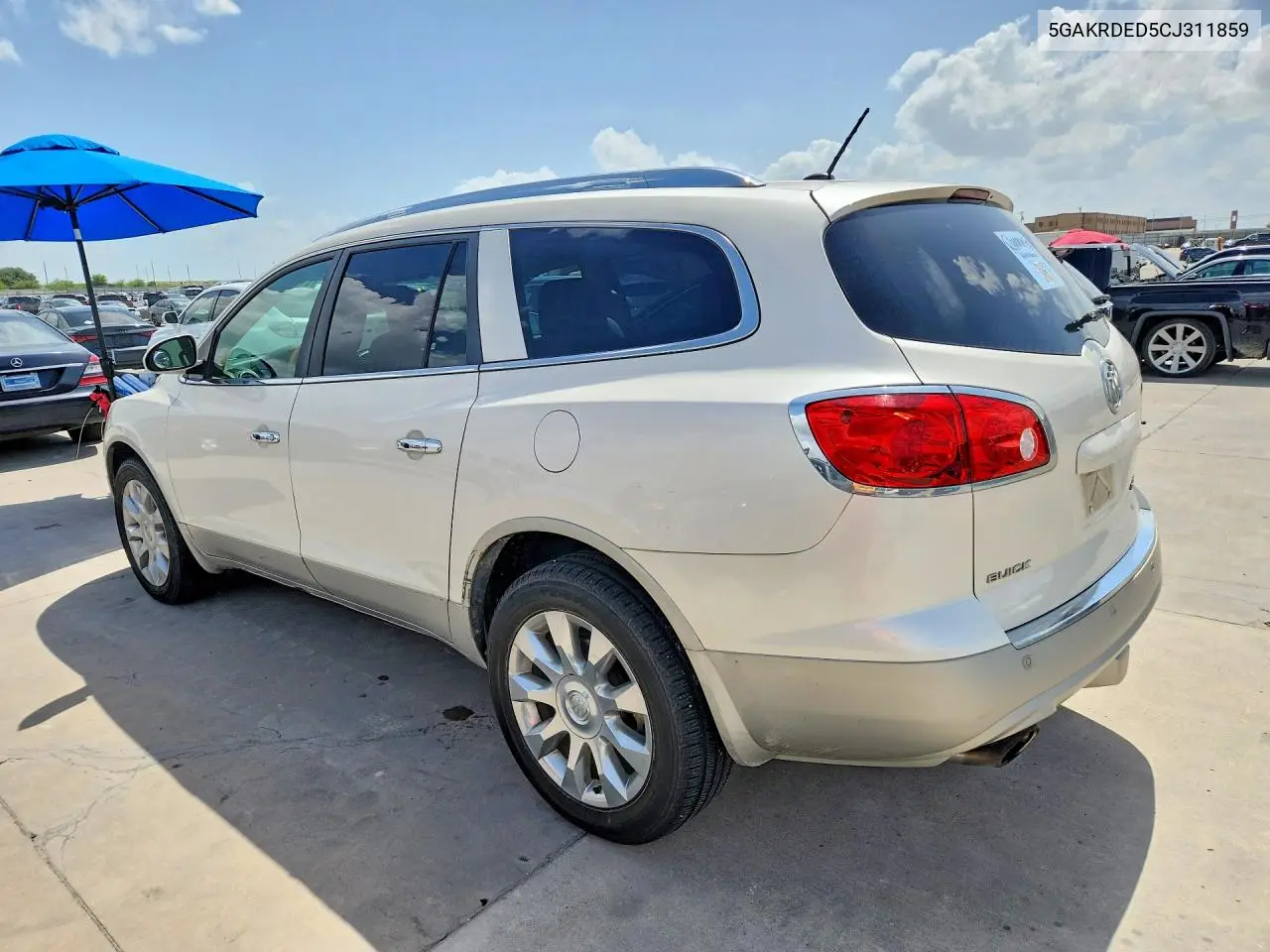 2012 Buick Enclave VIN: 5GAKRDED5CJ311859 Lot: 61704796