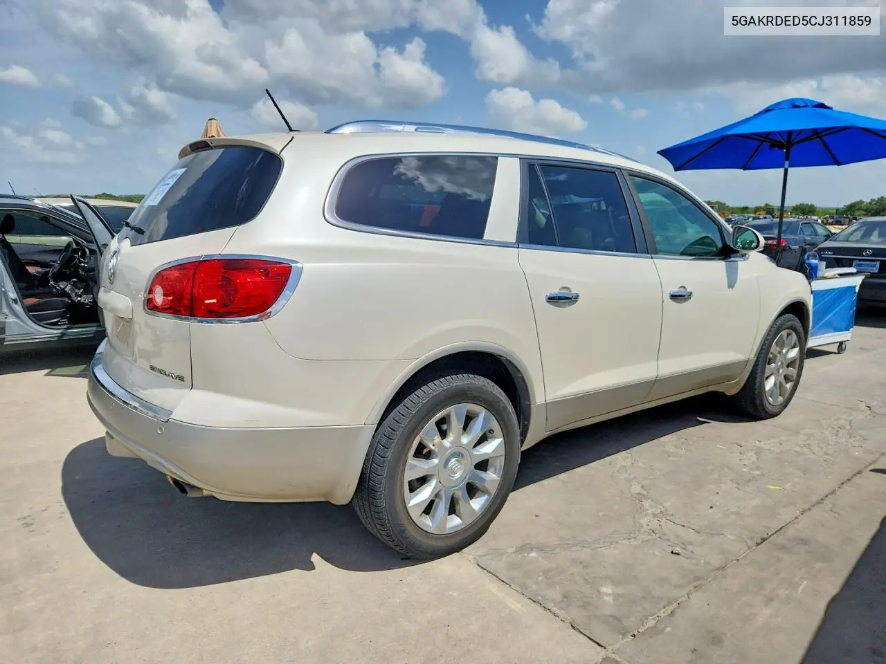 2012 Buick Enclave VIN: 5GAKRDED5CJ311859 Lot: 61704796