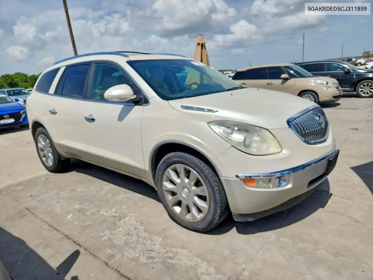 2012 Buick Enclave VIN: 5GAKRDED5CJ311859 Lot: 61704796