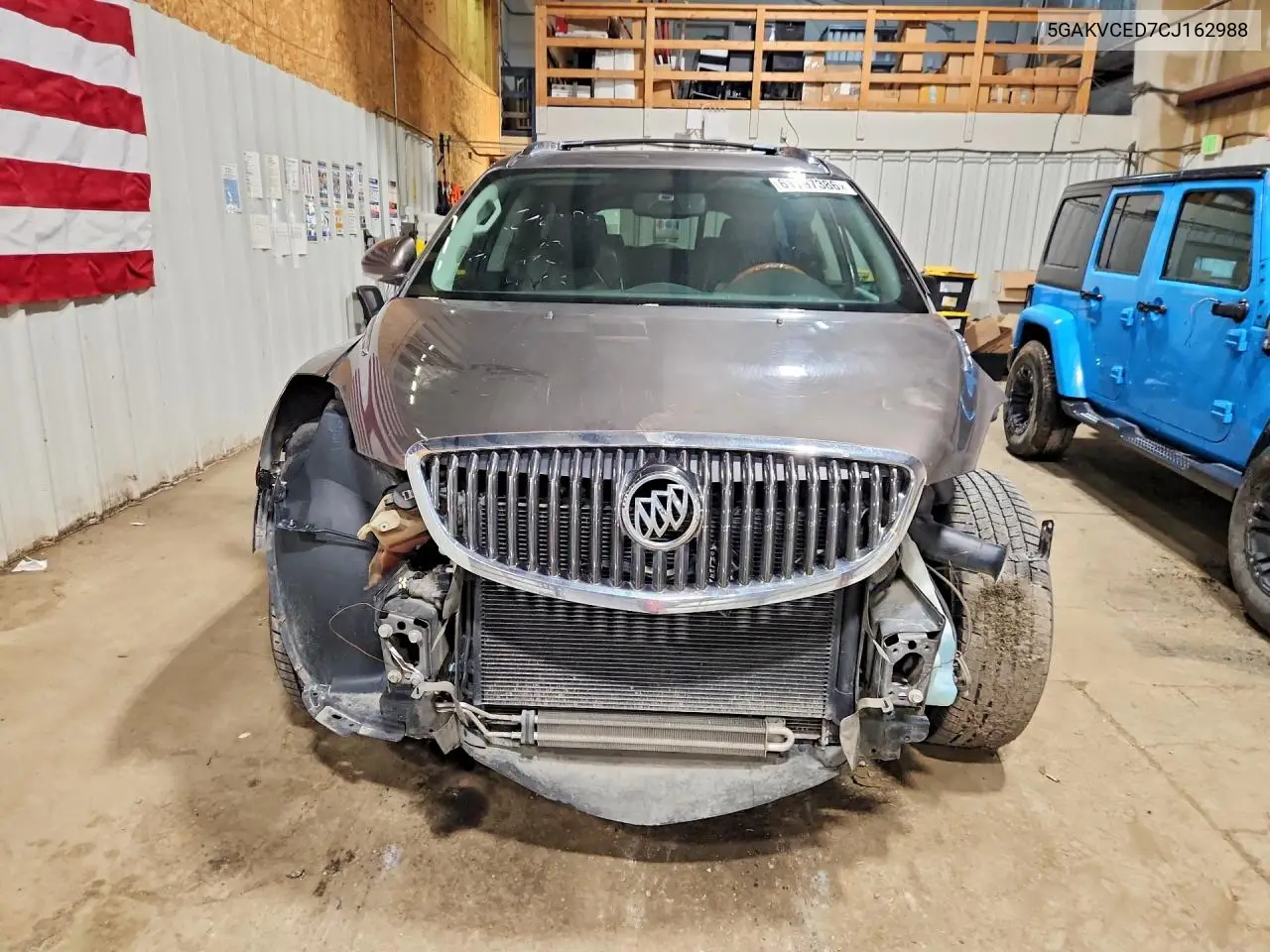 2012 Buick Enclave VIN: 5GAKVCED7CJ162988 Lot: 61797386