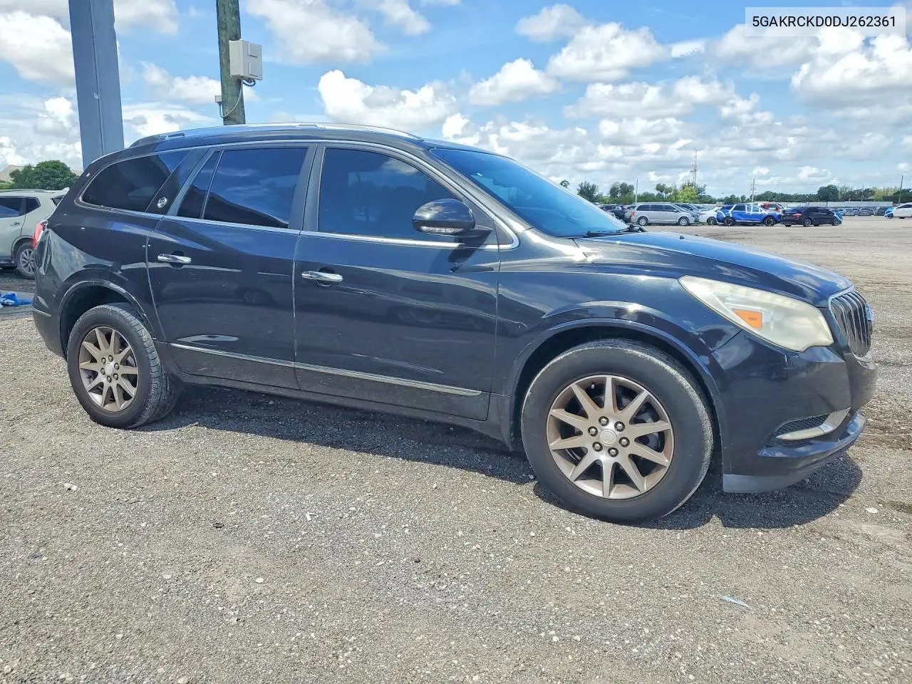 2013 Buick Enclave VIN: 5GAKRCKD0DJ262361 Lot: 59091836