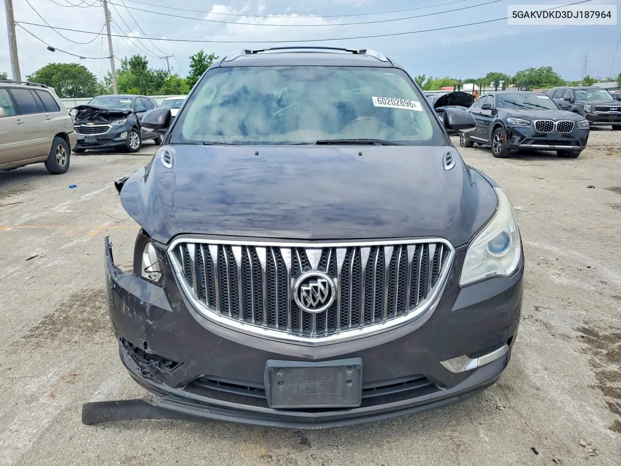 2013 Buick Enclave VIN: 5GAKVDKD3DJ187964 Lot: 60202896