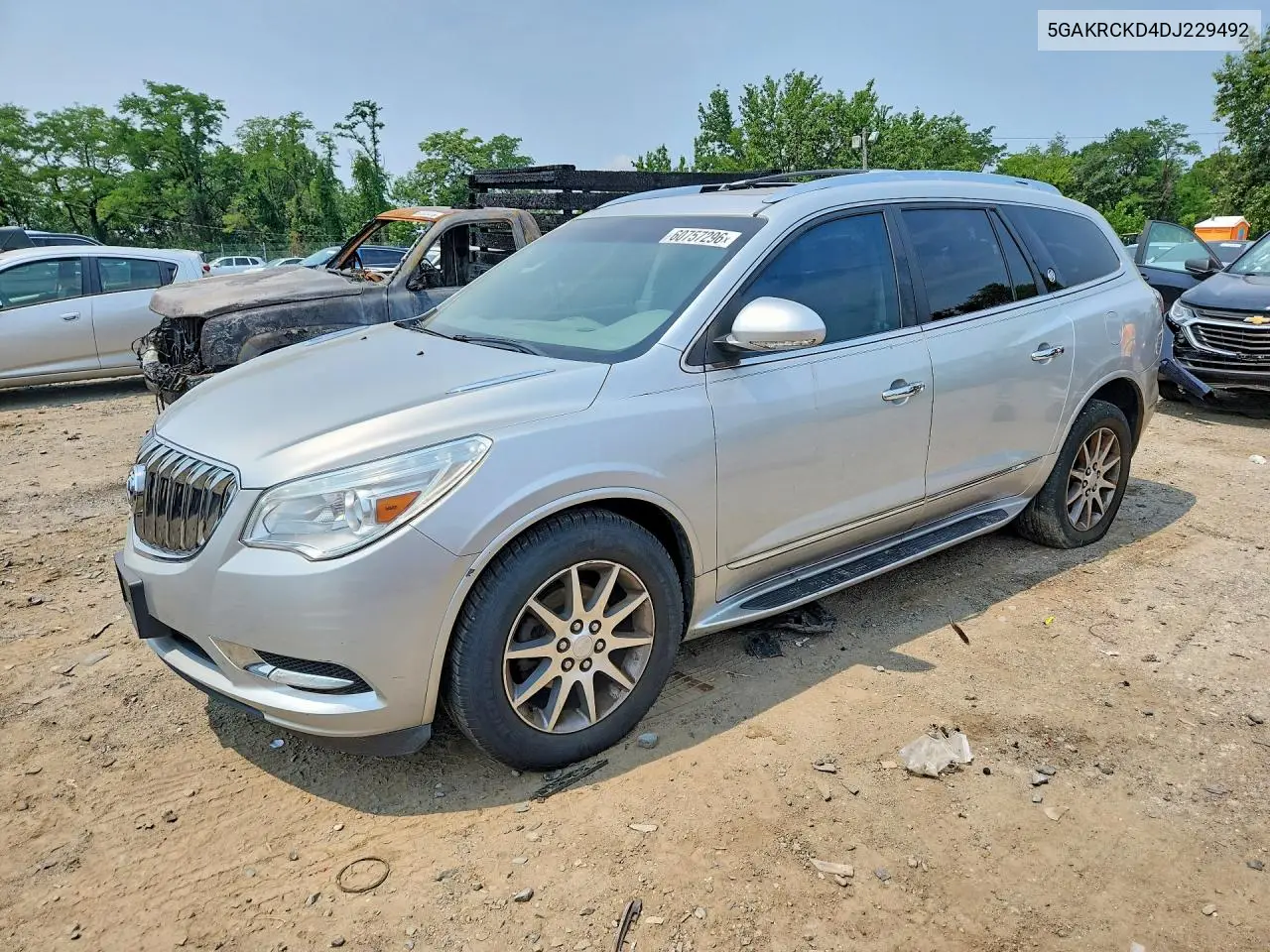 2013 Buick Enclave VIN: 5GAKRCKD4DJ229492 Lot: 60757296