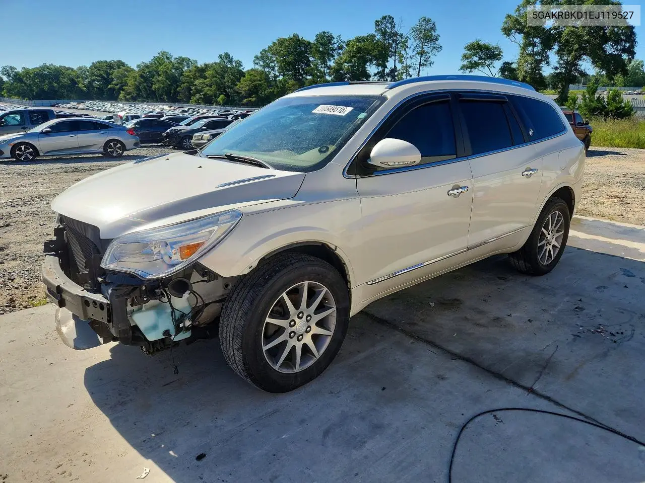 2014 Buick Enclave VIN: 5GAKRBKD1EJ119527 Lot: 58549516